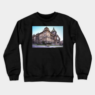 Prague National Museum main building Crewneck Sweatshirt